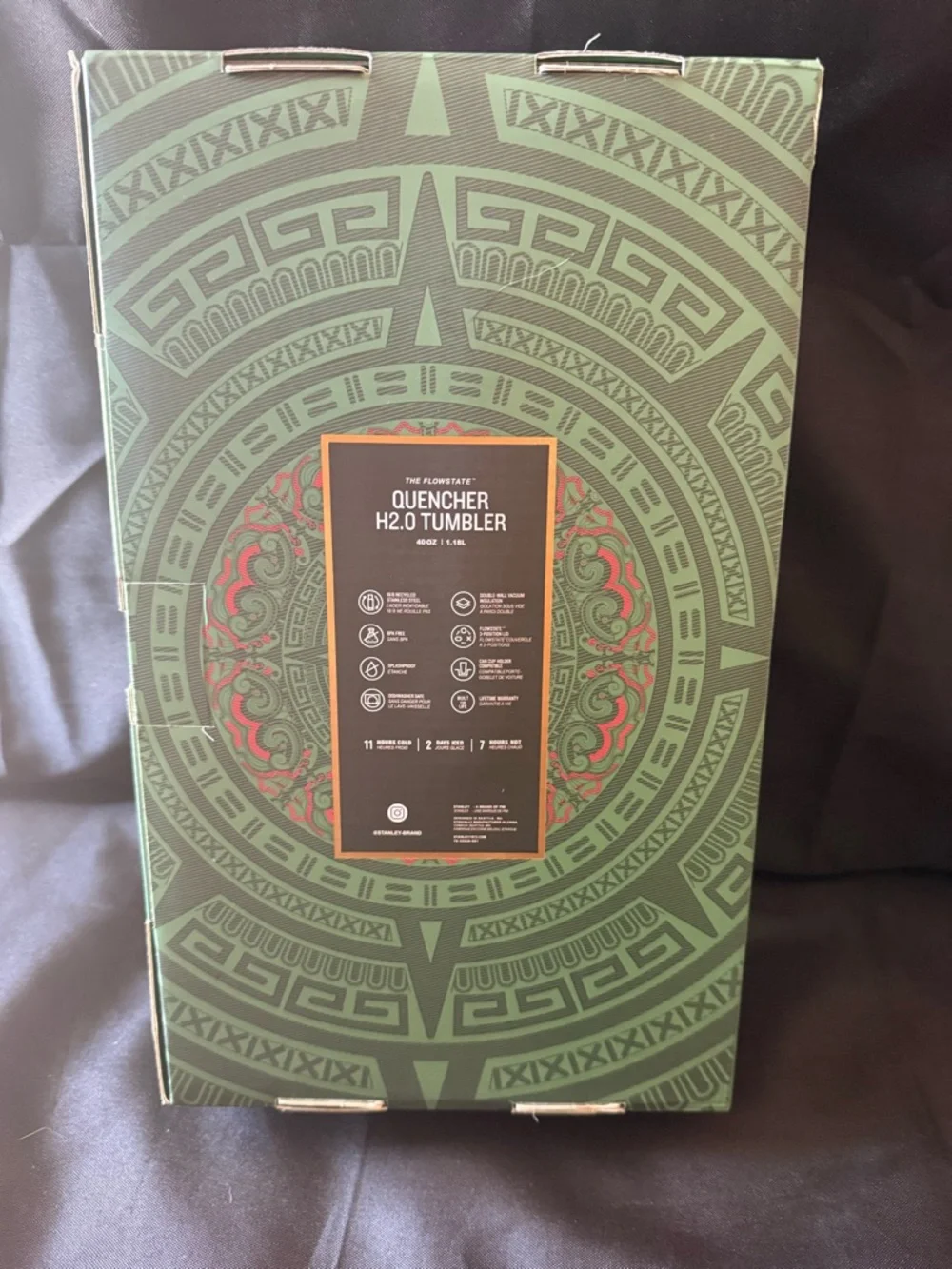 New Stanley 40oz Special World Cup 2026 Box Bag Straw Topper Straw Tumbler Set - Picture 14 of 16